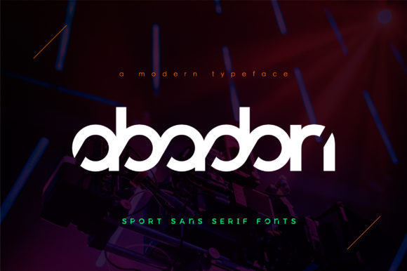 Abadon: A Playful Display Font for Modern Editorial Design