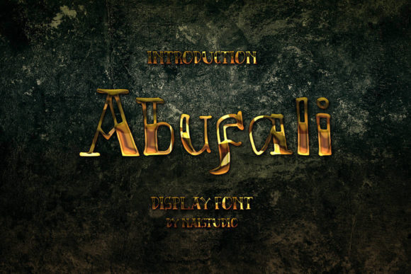 Abufali Font: A Playful Display Typeface for Bold Branding