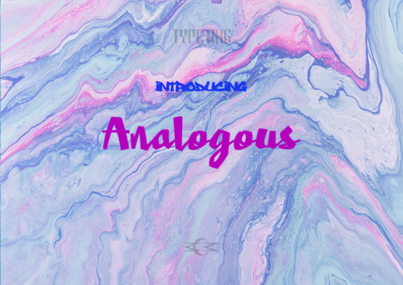 Analogous: A Quirky Display Font for Joyful Web Design