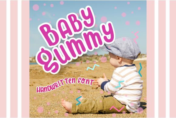 Baby Gummy: A Playful Display Font for Handmade Joy