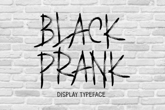 Black Prank: A Quirky Display Font for Makers