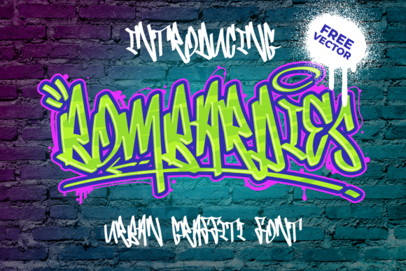 Bombardies: A Bold Display Font for Brand Builders