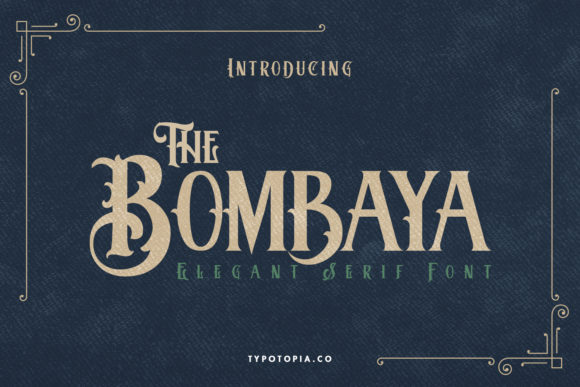 Bombaya: A Bold Display Font for Web Designers