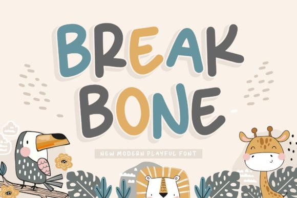 Break Bone: A Display Font That Commands the Room