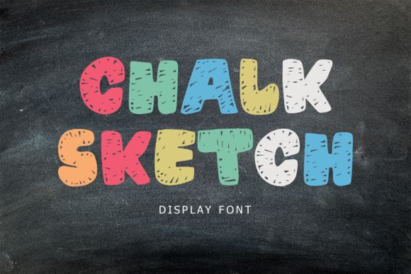 Chalk Sketch: A Bold Display Font for Campaign Creators