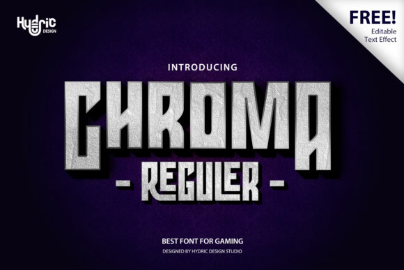 Chroma: A Bold Display Font for Memorable Branding
