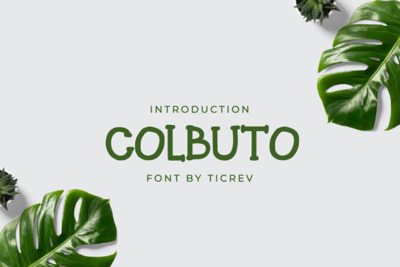Colbuto: The Playful Display Font for Campaign Creatives