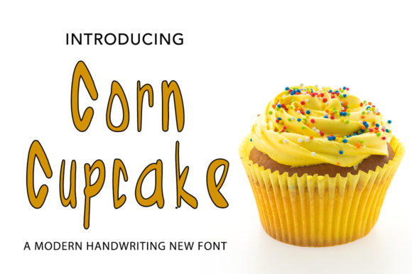 Corn Cupcake: A Playful Display Font for Brand Builders