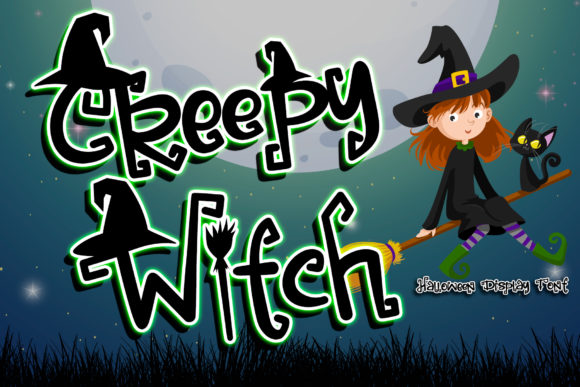 Creepy Witch: A Display Font That Commands Attention
