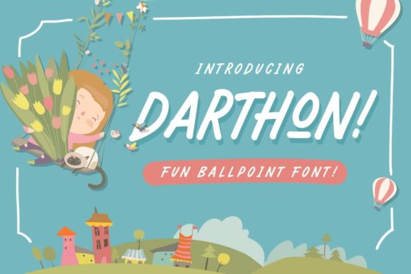 Darthon: A Lettered Display Font for Bold Digital Identity