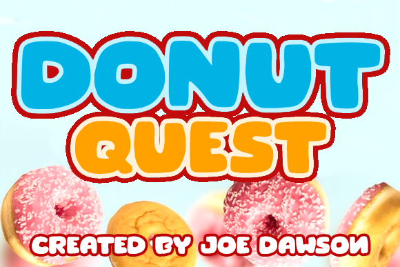 Donut Quest: A Playful Display Font That Makes Campaigns Instantly Recognizable