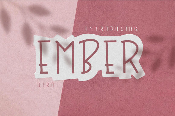 Ember: A Friendly Display Font for Warm Branding