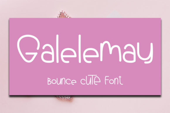 Galelemay: The Elegant Display Font for Handmade Creations