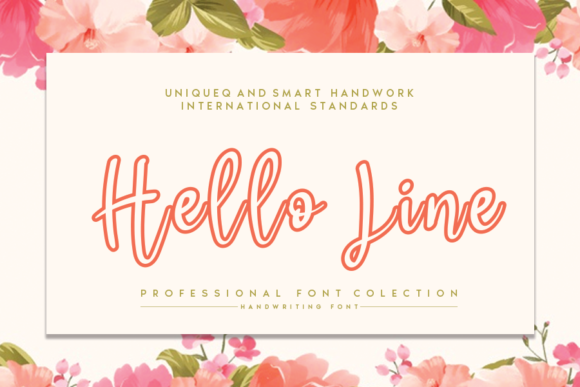 Hello Line: A Flowing Font for Makers
