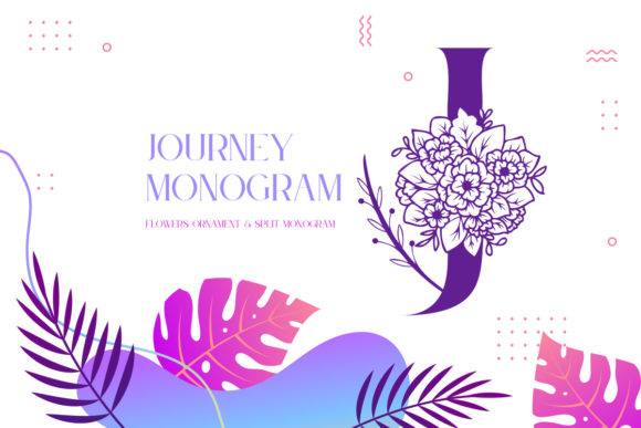 Journey Monogram: A Display Font That Elevates Campaigns