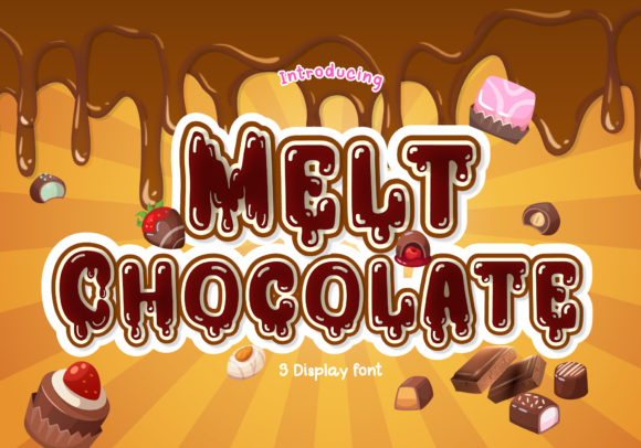 Melt Chocolate: A Display Font That Makes Your Brand Shine