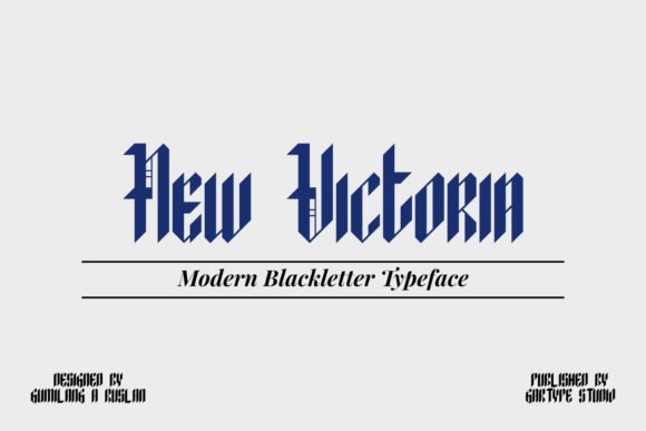 New Victoria: A Blackletter Font for Campaign Creators
