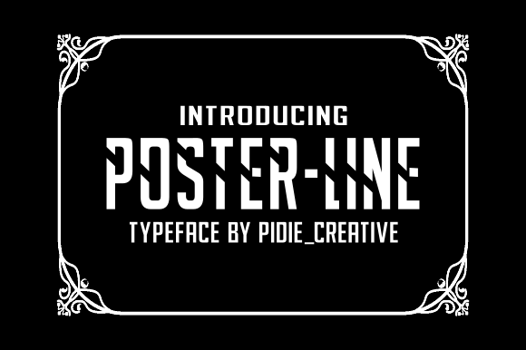 Poster-Line: A Friendly, Versatile Display Font for Digital Brands