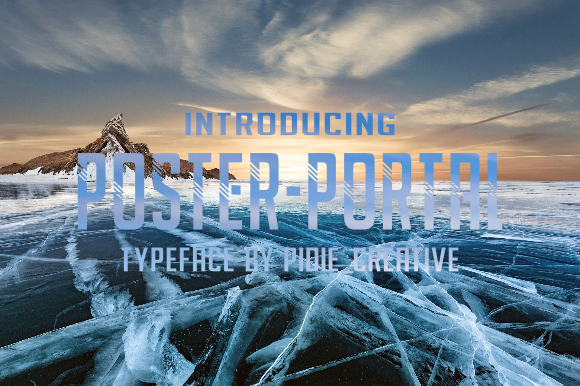 Poster-Portal: A Bold, Modern Display Font for Makers