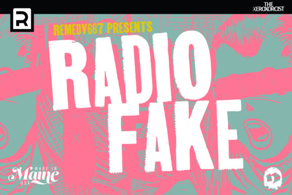 Radio Fake: A Bold Display Font for Web Designers