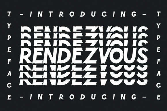 Rendezvous: A Bold Display Font for Editorial Design