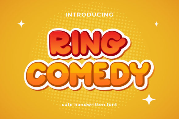 Ring Comedy: A Friendly Display Font for Digital Design