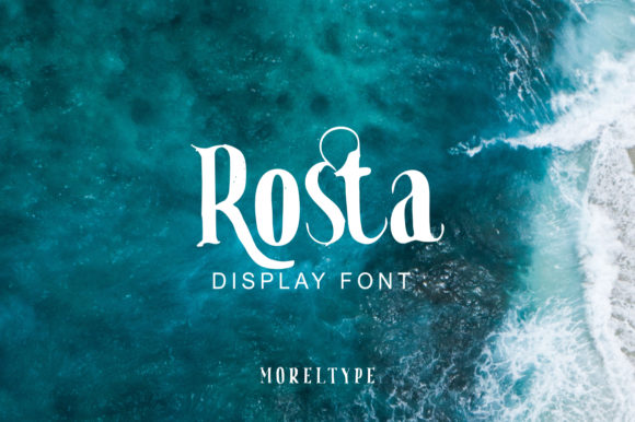 Rosta: A Distinct Display Typeface for Scroll-Stopping Content