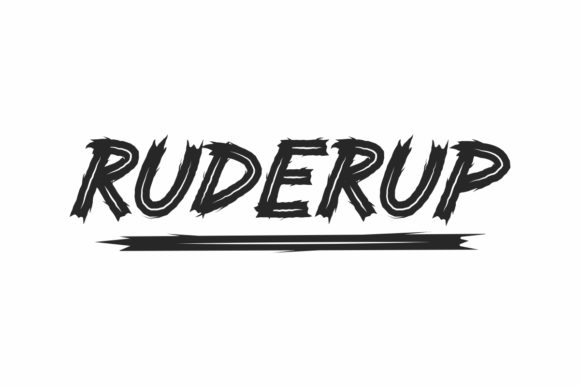 Ruderup: A Display Font That Makes Your Brand Unforgettable