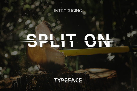 Split On: The Display Font That Makes Handmade Products Shine