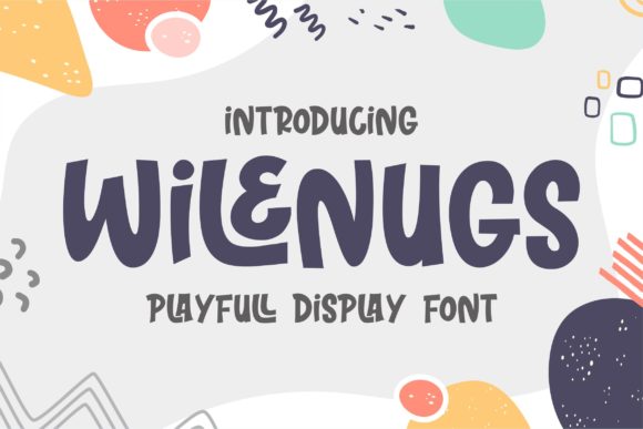Wilenugs: A Joyful Display Font for Editorial Warmth
