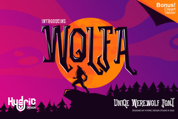 Wolfa: A Display Font for Scroll-Stopping Halloween Graphics