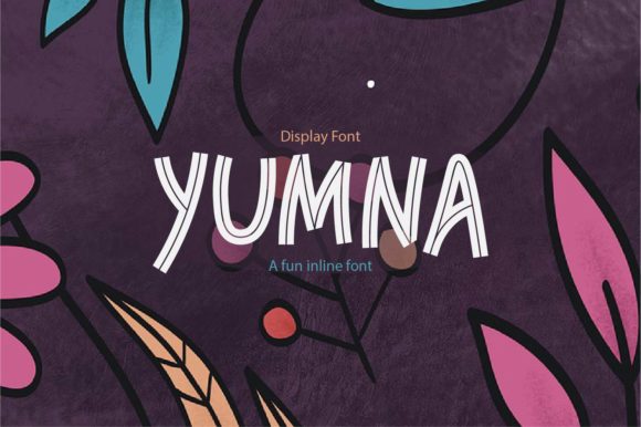Yumna Font: A Unique Display Typeface for Handmade Products